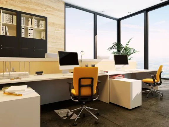 Modern professional office workspace