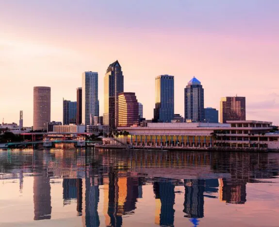Downtown Tampa skyline and waterfront